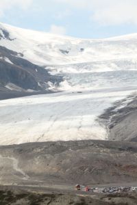 This pic was taken as we were hiking the ridge across from the glacier
