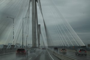 Passing through Vancouver on a rainy afternoon